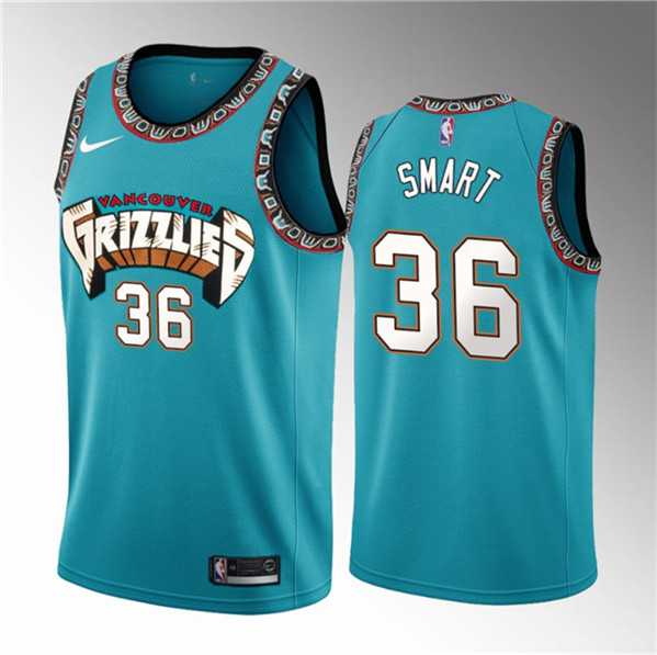 Men's Memphis Grizzlies #36 Marcus Smart Teal 2023 Draft Classic Edition Stitched Basketball Jersey,We sell and wholesale Men's Memphis Grizzlies #36 Marcus Smart Teal 2023 Draft Classic Edition Stitched Basketball Jersey on line form chian!